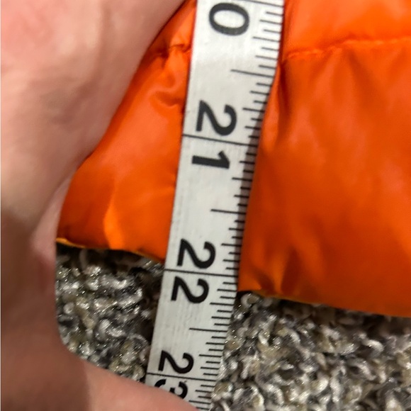 BCBGeneration women’s fitted down filled orange puffer coat size small - Picture 9 of 9